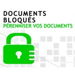 Insertion documents bloqués clé usb publicitaire