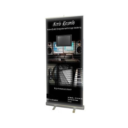 Stand Vidéo Roll-Up 8"