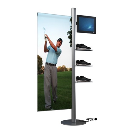 Mât LCD porte-produits