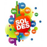 Affiches Soldes A0 (x 5 unités)