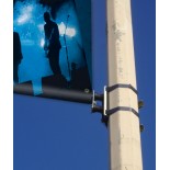 Potence candelabre oriflamme publicitaire