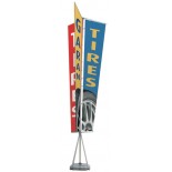 Drapeau Géant Triple 5 mètres