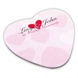 Bloc note publicitaire forme coeur